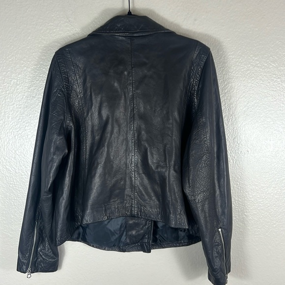 (SOLD) Madewell The Washed Leather Motorcycle Jacket - Picture 11 of 12